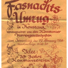 Umzug Fasnachtssonntag: Programm zum Umzug.