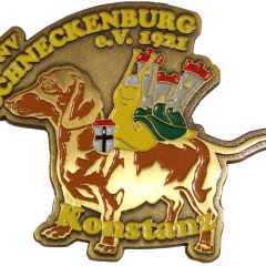 Schneckenbürgler Dackelorden 2019. Er wurde für besondere Verdienste eingeführt.