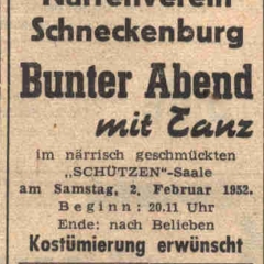 Bunter Abend: Da der Abend nicht im Ziegelhof stattfinden konnte, wurde ein Pendelverkehr zwischen Gottmannplatz und Schützen eingeführt.