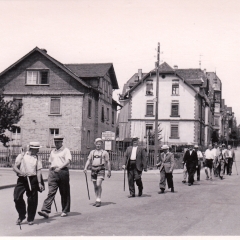 Der Elferrat bei der Rückkehr vom Vatertagsausflug.