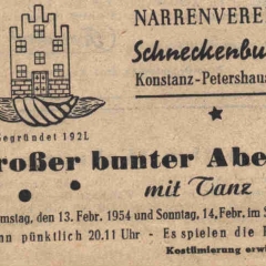 Großer Bunter Abend: Zeitungswerbung