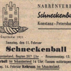 Das Programm der Schneckenburg.