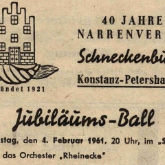40 Jahre Schneckenburg: Jubiläums-Ball im Schützen.