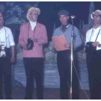 Bunter Abend im Schützen: Ein musikalisches Kaleidoskop veranstalteten die Sänger R. Borho, W. Mutter, D. und W. Stöß, W. Theuerjahr, W. Zinkhöfer.