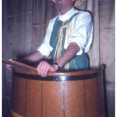 Bunter Abend im Schützen: Der Gärtner Paul Bischoff in der Bütt.