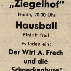Hausball im Ziegelhof