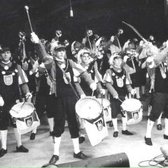 Narrenkonzerte im Konzil: Der Fanfarenzug der Schneckenburg eröffnet den Abend.