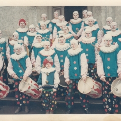 Schmutziger Donnerstag: Der Fanfarenzug vor dem Ziegelhof.