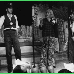 Narrenkonzerte im Konzil: An einem Sommertag im Konstanzer Stadtgarten. Eine Schneckenburg-Nummer mit R. Bohro, Martin Fistler, D. und W. Stöß.