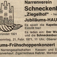 Jubiläums-Hausball im Ziegelhof.