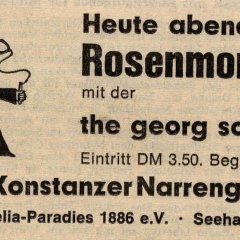 Rosenmontagsball im Konzil.