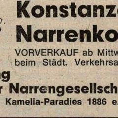 Narrenkonzerte im Konzil: Diesmal wieder im Konzil.