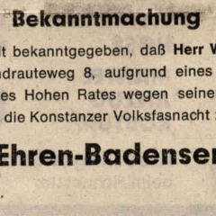 Während der Eröffnung wurde Willi Zinkhöfer geehrt.