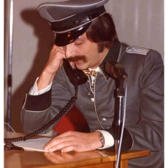 Eröffnung der Fasnachtssaison: Rainer Schmalbach mit einer Solonummer als Polizist.