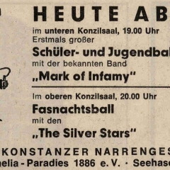 Schüler-, Jugend- und Fasnachtsball im Konzil.