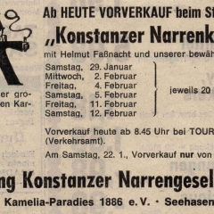 Narrenkonzerte im Konzil: Wieder sechs vollbesetzte Abende.