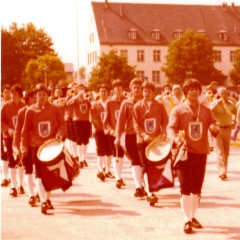 Der Fanfarenzug unter der Leitung von Günter Uetz spielte bei der alljährlichen Franzosenmesse auf.