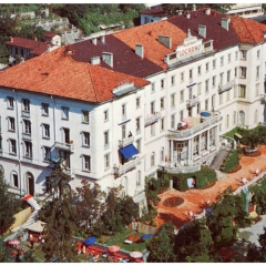 Fanfarenzug-Reise nach Locarno: Natürlich wurde im Grand-Hotel residiert.