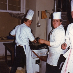 60 Jahre Schneckenburg: In der Küche war was los. Viele Mäuler mussten gestopft werden.