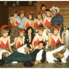 Narrenkonzerte im Konzil: Als Cowboys waren im Saloon: Jörg Deicher, Hans-Peter Pfundstein, Harald Deicher und Rolf Beron.