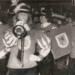 Fasnachtseröffnung im Ziegelhof: Eröffnung durch den Fanfarenzug.