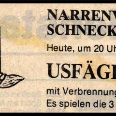 Die Usfägete im Ziegelhof.