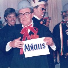 Narrenkonzerte im Konzil: Die Clowngruppe bei Ihrem Auftritt.