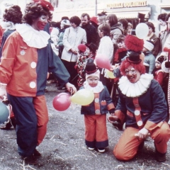 Umzug am Fasnachtssonntag in der Stadt.