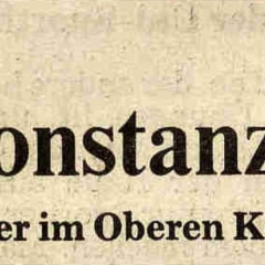 Narrenkonzerte im Konzil: Südkurier-Bericht.