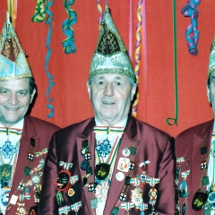 40 Jahre Elferrat: Mit Paul Bischoff, Konti Uetz und Walter Stöß.