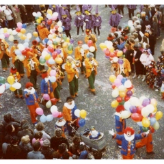 Umzug in Konstanz: Die Clowngruppe ist auch dabei.