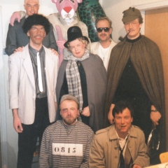 Narrenkonzerte im Konzil: Es tanzten mit: Norbert und Uwe Fiedler, Ekkehard Moser, Michael Mundhaas, Dirk Mutter, Hans-Peter Pfundstein, Rolf Reisacher und Jürgen Stöß.