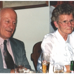 40 Jahre Elferrat. Jubilar Walter Buck mit seiner Frau Trudel.