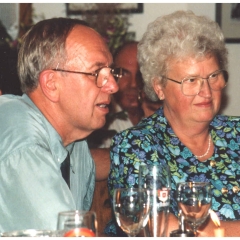 40 Jahre Elferrat. Jubilar Werner Mutter mit seiner Frau Hansi.