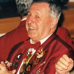 70 Jahre Schneckenburg: Ehrenpräsident Konti Uetz I. war natürlich auch unter den Gästen.