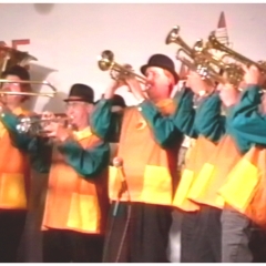 11.11. in der Handwerkskammer: Die Clowngruppe beschliesst den Abend.