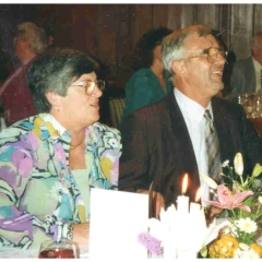 40 Jahre Elferrat: Jubilar Ludwig Degen mit Frau Inge.