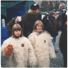 Der Schneeschreck beim Umzug in Hilzingen.