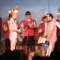 11.11. in der Linde: Taufe von den Elfern Thomas Brasseit und Ralf Mog.