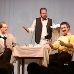 11.11. in der Linde: Lefkoyen mit Ekkehard Moser, Jürgen Stöß und Hans-Peter Pfundstein.