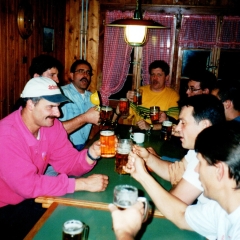 Die Clowngruppe beim Probewochenende in Amden am Walensee.