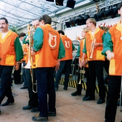 Die Clowngruppe beim Kellerfest vom Ruppaner.