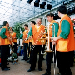 Die Clowngruppe beim Kellerfest vom Ruppaner.