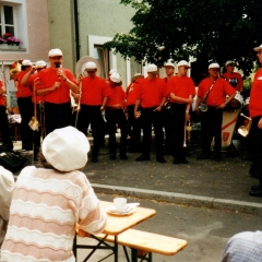 Die Clowngruppe zum Gastspiel in Waldmünchen.