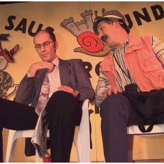 11.11. in der Linde: Im Flugzeug saßen Ekkehard Moser und Jürgen Stöß.