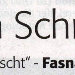 11.11. in der Linde: Zeitungsartikel.