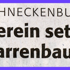Narrenbaumstellen auf dem Gottmannplatz: Zeitungsartikel.