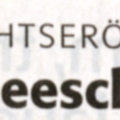 Schneeschreckerwachen in der Unikurve: Zeitungsüberschrift.