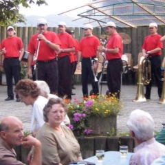 Die Clowngruppe beim Spieltermin in Hemmenhofen.