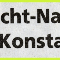 Narrenbaumstellen auf dem Gottmannplatz: Zeitungsartikel.